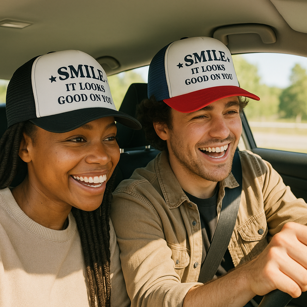 Smile It Looks Good On You Hat - Smile Clothing