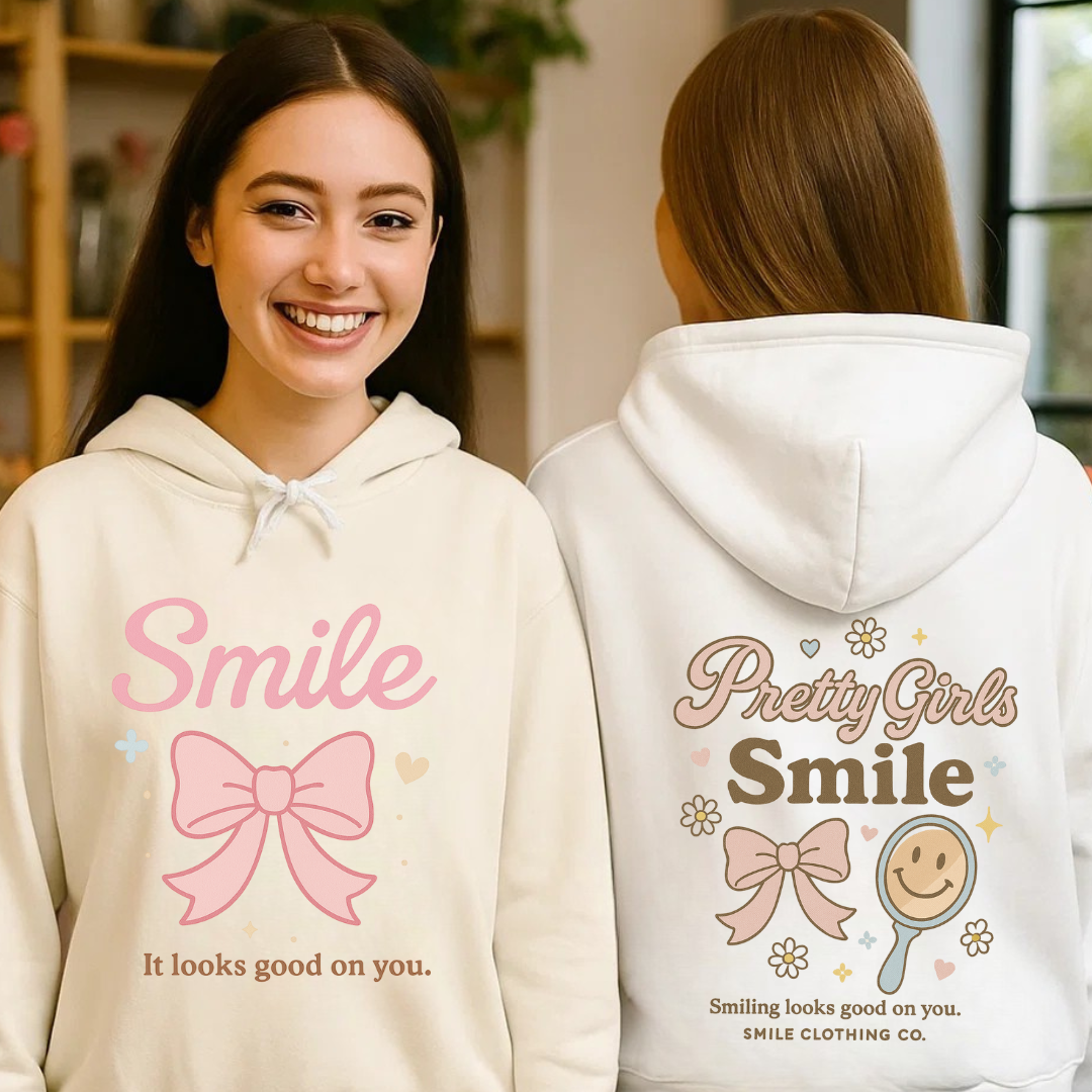 Pretty Girls Smile Hoodie - Smile Clothing