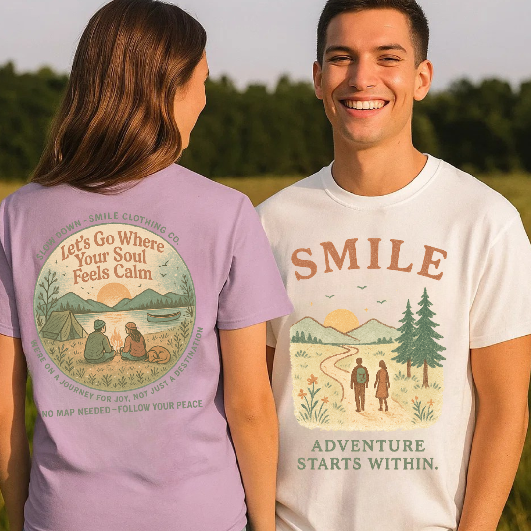 Smile “Adventures Start Within” Shirt - Smile Clothing