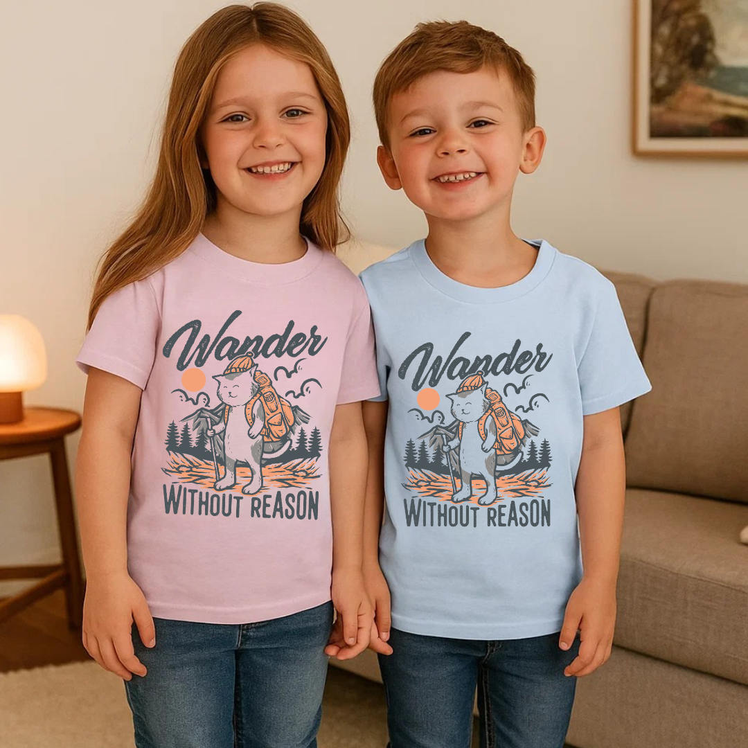 Wander Without Reason Toddler Shirt - Smile Clothing
