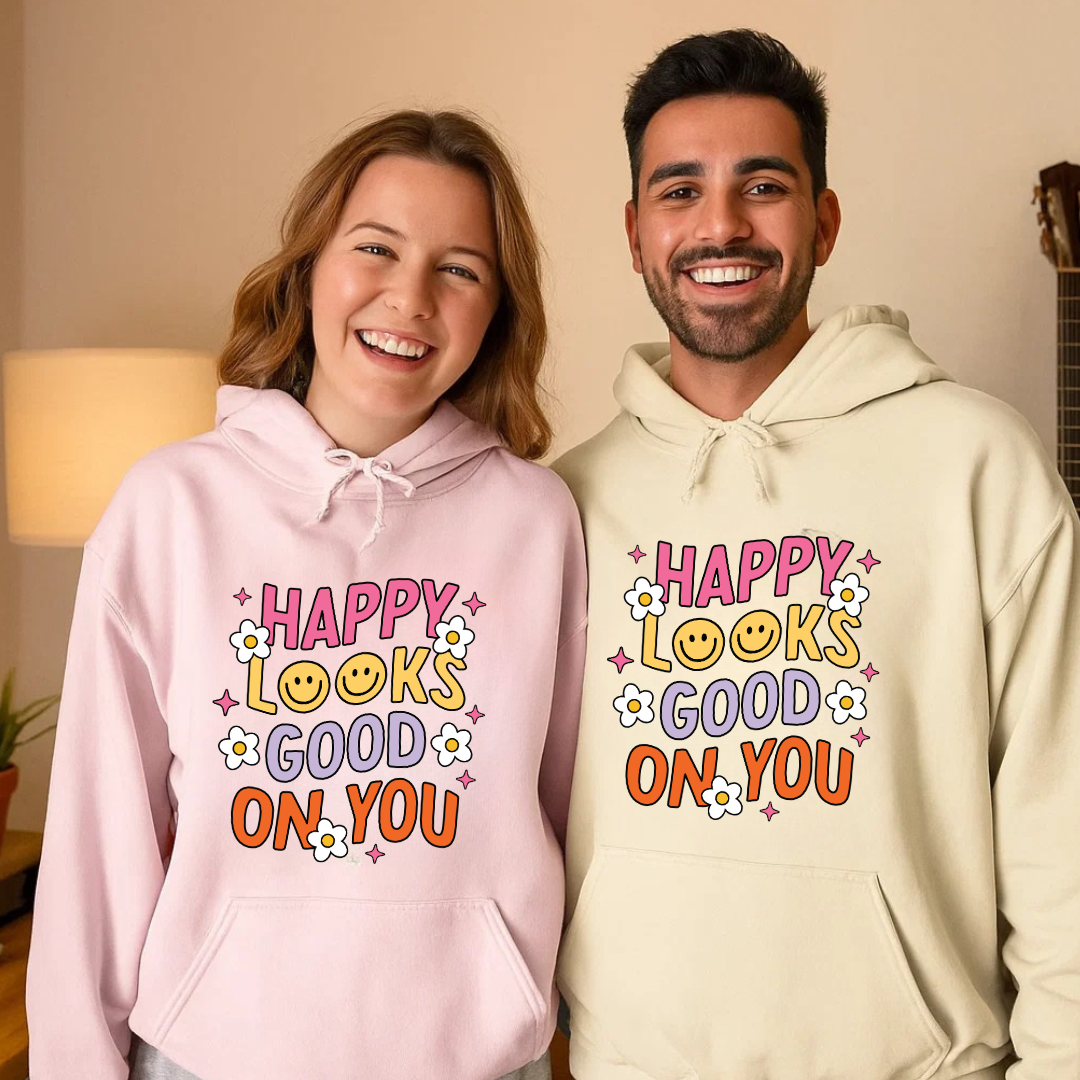 Happy Looks Good Hoodie - Smile Clothing