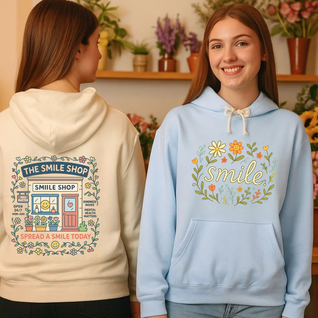 Smile "Flower Shop" Hoodie - Smile Clothing