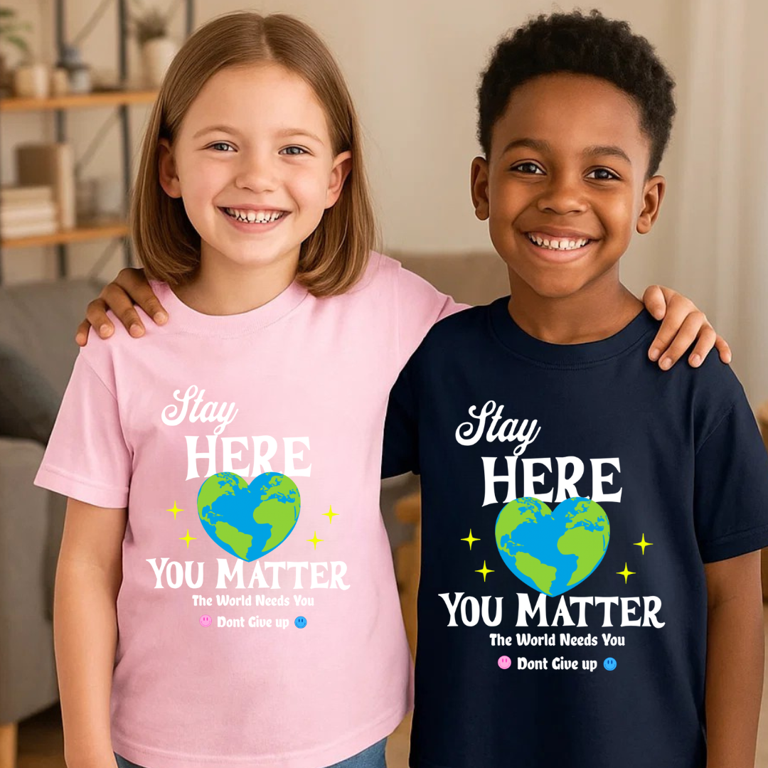 Kids Stay Here Shirt - Smile Clothing